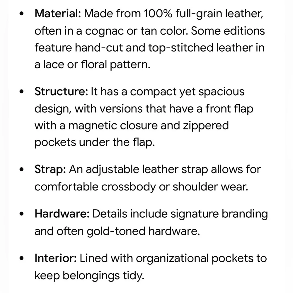 Patricia Nash Leon Retired Leather Crossbody GUC!